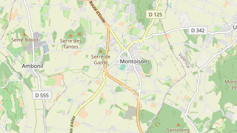 Carte de localisation de l'évènement