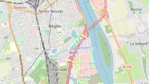 Carte de localisation de l'évènement