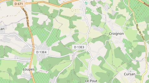 Carte de localisation de l'évènement