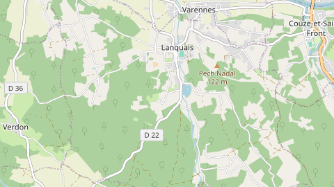 Carte de localisation de l'évènement
