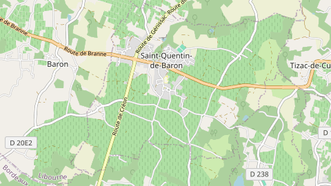 Carte de localisation de l'évènement