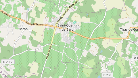 Carte de localisation de l'évènement