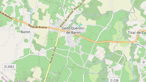 Carte de localisation de l'évènement