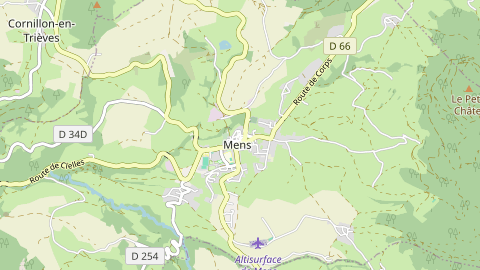 Carte de localisation de l'évènement