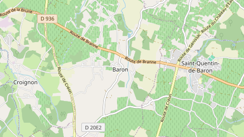 Carte de localisation de l'évènement