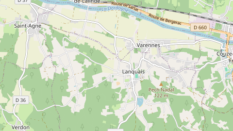 Carte de localisation de l'évènement