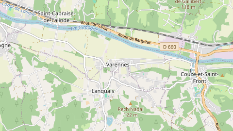 Carte de localisation de l'évènement