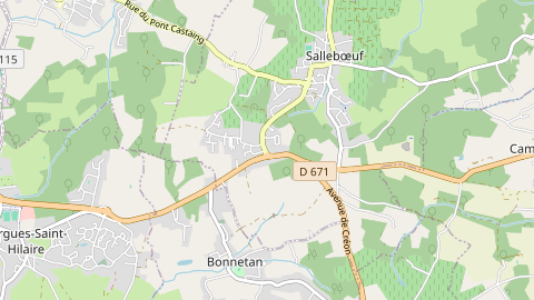 Carte de localisation de l'évènement