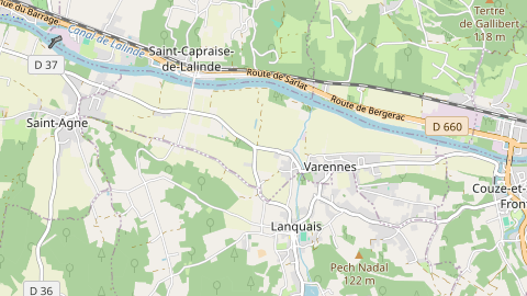 Carte de localisation de l'évènement