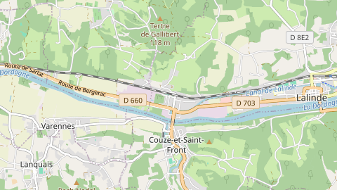 Carte de localisation de l'évènement