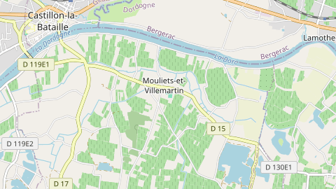 Carte de localisation de l'évènement