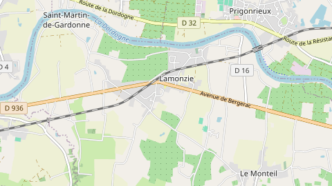 Carte de localisation de l'évènement