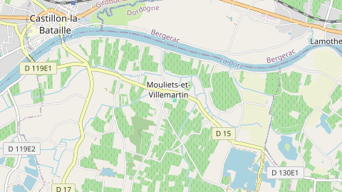 Carte de localisation de l'évènement