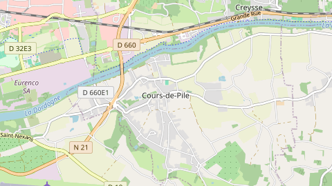Carte de localisation de l'évènement