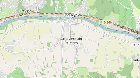 Carte de localisation de l'évènement