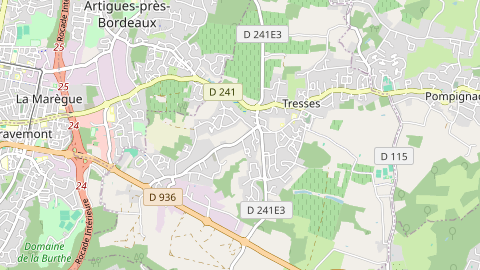 Carte de localisation de l'évènement