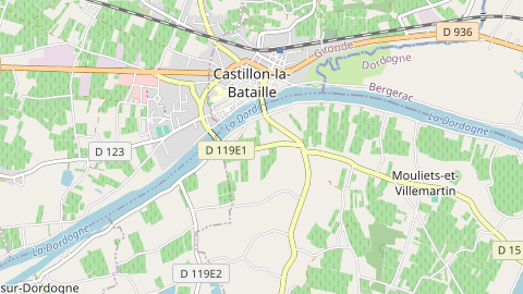 Carte de localisation de l'évènement