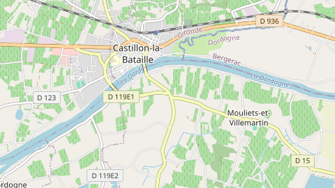 Carte de localisation de l'évènement