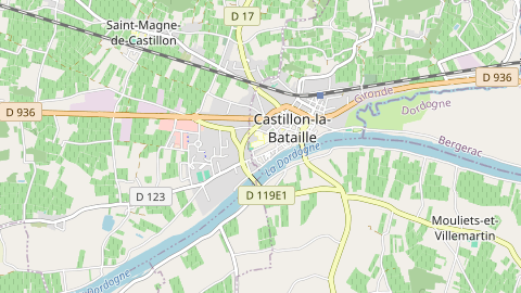 Carte de localisation de l'évènement