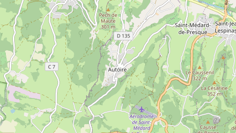 Carte de localisation de l'évènement