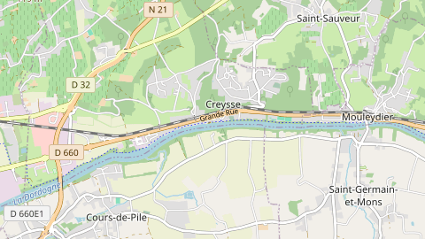 Carte de localisation de l'évènement
