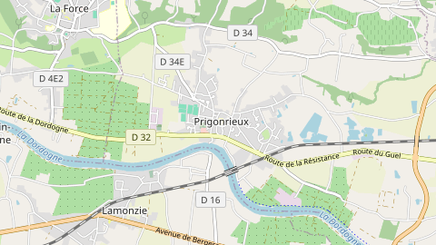 Carte de localisation de l'évènement