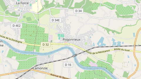 Carte de localisation de l'évènement