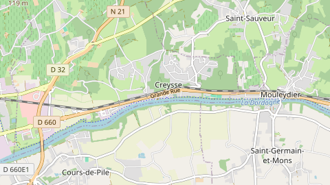 Carte de localisation de l'évènement