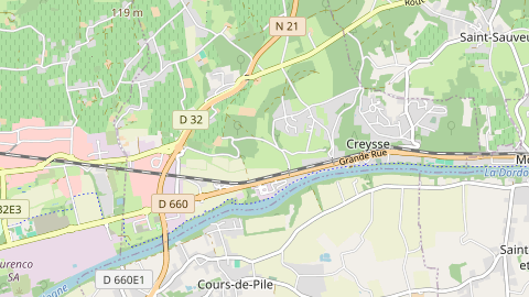 Carte de localisation de l'évènement