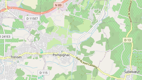 Carte de localisation de l'évènement