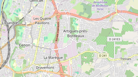 Carte de localisation de l'évènement