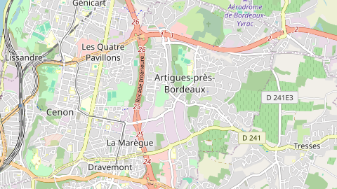 Carte de localisation de l'évènement