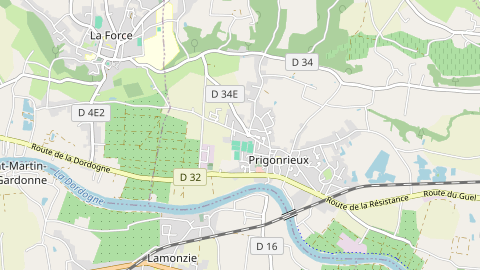 Carte de localisation de l'évènement