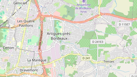 Carte de localisation de l'évènement