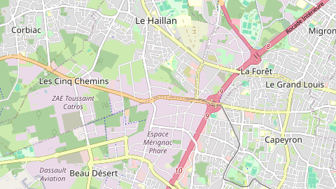 Carte de localisation de l'évènement