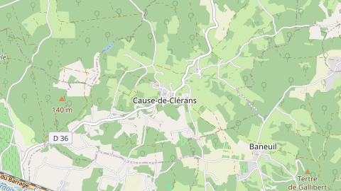 Carte de localisation de l'évènement