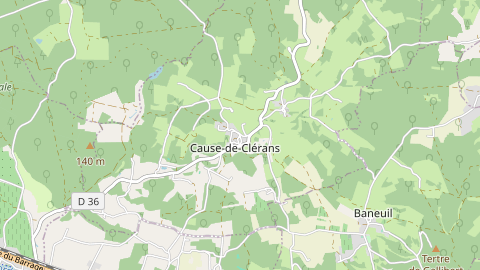 Carte de localisation de l'évènement