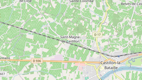 Carte de localisation de l'évènement