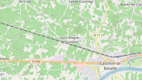 Carte de localisation de l'évènement