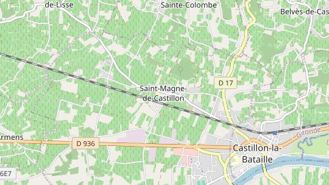 Carte de localisation de l'évènement
