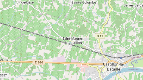 Carte de localisation de l'évènement