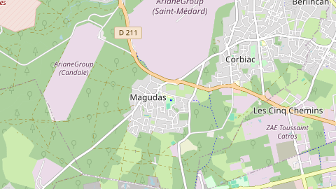 Carte de localisation de l'évènement