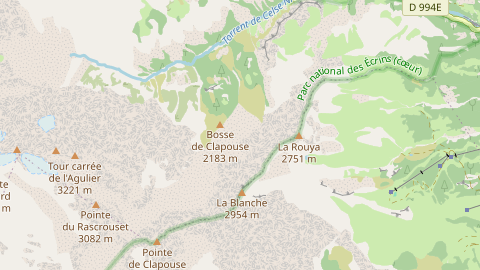 Carte de localisation de l'évènement