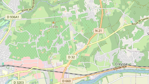 Carte de localisation de l'évènement