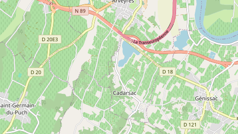 Carte de localisation de l'évènement