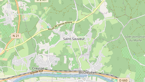 Carte de localisation de l'évènement