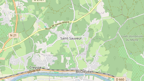 Carte de localisation de l'évènement