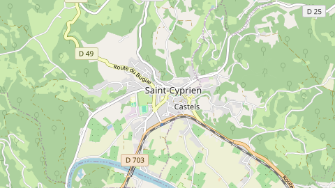 Carte de localisation de l'évènement