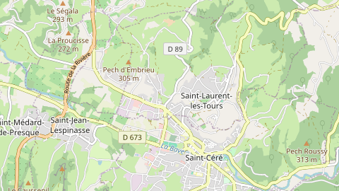 Carte de localisation de l'évènement