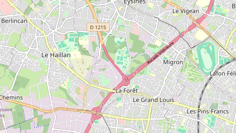 Carte de localisation de l'évènement